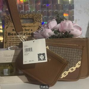 Anne Klein 3 piece duo clutch